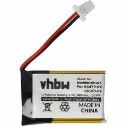 vhbw - the clever way - Batterie de rechange de haute qualité avec une grande autonomie et compatible avec votre casque audi  ...