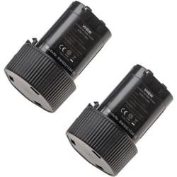 Vhbw - 2x Batterie compatible avec Makita CL100, CL100DW, CC330DWE, CC330DW, CL100DZ, CC330DZ, CL102DZX outil électrique (1500 mAh, Li-ion, 10,8 v)