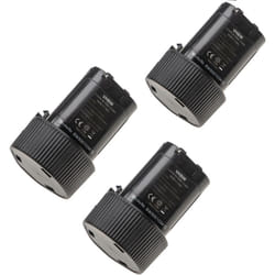 vhbw 3x Batterie compatible avec Makita JR102D, JV100DZ, JR102DWE, JV100, JR102DZ, JV100DW, LC01Z, LC01 outil électrique (1500 mAh, Li-ion, 10,8 V)