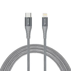 nevox 1884 câble Lightning 0,5 m Gris, Argent