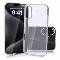 nevox 2366, Housse, Apple, iPhone 16, 15,5 cm (6.1"), Transparent