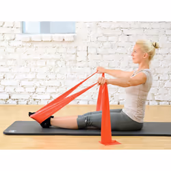 SISSEL Fitband bande d'exercice Rouge