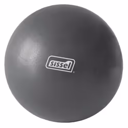 SISSEL Pilates Soft Ball, Gris, Mini, 22 cm