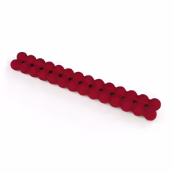 SISSEL Spinefitter, Rouleau de massage, Universel, Rouge, 240 mm, 60 mm, 840 mm