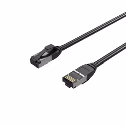 S/CONN FL31-47025, 1 m, Cat8.1, U/FTP (STP), RJ-45, RJ-45, Noir