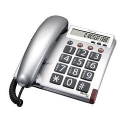 Audioline BIGTEL 48 Téléphone analogique Argent