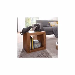 Cette magnifique Table basse cube en bois de sheesham massif est le meuble parfait pour un intérieur charmant. Avec un design ...