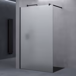 Paroi de douche à l'italienne opaque doporro Bremen01VS | Dimensions: 120x200cm (largeur x hauteur) Verre de sécurité opaque  ...