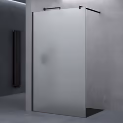 Paroi de douche à l'italienne opaque doporro Bremen01VS | Dimensions: 140x200cm (largeur x hauteur) Verre de sécurité opaque  ...