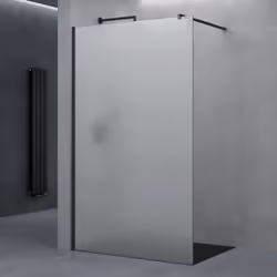 Paroi de douche à l'italienne opaque doporro Bremen01VS | Dimensions: 140x200cm (largeur x hauteur) Verre de sécurité opaque  ...