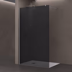 Sogood® Paroi de douche à litalienne 90cm coloré pare-douche Bremen1VG 90x200 verre 8mm gris teinté barre rectangulaire