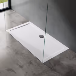 Sogood® Bac à Douche 80x160 Receveur de Douche Rectangulaire Blanc Acrylique Faro2 80x160x4cm