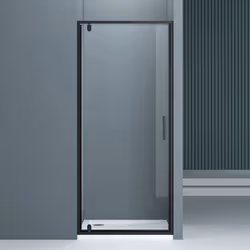 Sogood® Porte de Douche Pivotante 80x200 cm pour Niche Paroi de Douche Transparente Verre de Sécurité Anti-calaire Teramo61K