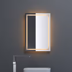 Sogood miroir-LED - Design pour une vie plus intelligent Dimensions : Env. 400x600 mm L'itensité de la lumière LED peut être  ...