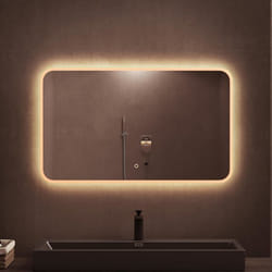 Sogood Miroir de Salle de Bains Lumineux 100x60cm Glace avec Éclairage LED LUZ et Interrupteur Tactile
