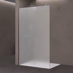 Paroi de douche à litalienne opaque 140cm SOGOOD Bremen1VS verre de sécurité 8mm