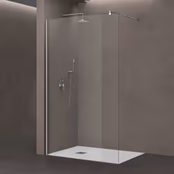 Sogood Paroi de Douche à Litalienne Transparent 70cm Pare-Douche Verre de Sécurité 10mm Bremen02K 70x200cm avec Stabilisateur