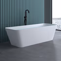 Vivez un bain en parfaite harmonie Baignoire design Vicenza901 À poser Mesures: Largeur : Env. 170cm; Profondeur : Env. 50cm; ...