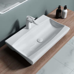Lavabo vasque a poser ou monter au mur evier design Bruxelles890 625 x 395 x 12cm