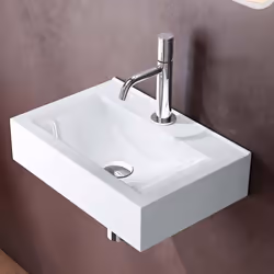 Lavabo vasque a poser ou monter au mur evier design Bruxelles-118C 45 x 305 x105 cm