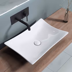 Lavabo vasque à poser blanc 565cm lave main Sogood Bruxelles910 565x38x11cm