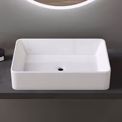 Lavabo vasque evier a poser design Bruxelles 105D larg x prof x haut 58 x 37 x 135cm