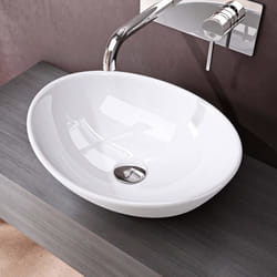 Lavabo vasque à poser blanc 41cm lave main Sogood Bruxelles205 42x34x145cm