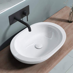 Sogood Lavabo vasque à poser blanc 60cm lave main Bruxelles5056 60x415x115cm