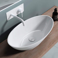 Lavabo vasque à poser blanc 62cm lave main Sogood Colossum807 625x345x175cm