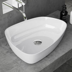 Lavabo vasque à poser blanc 51cm lave main Sogood Colossum-806 51x39x12cm