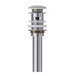 Bonde de lavabo vasque automatique avec trop plein Sogood siphon design push open clic-clac PU014