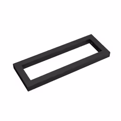 Équerre de fixation 45cm Sogood 1 pièce étagere murale console support WH01 en acier inoxydable noir 45x3x15cm