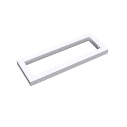 Sogood® 1 Pièce Équerre de Fixation Blanc Étagère Tablette Murale Porte-Serviette en Acier Inoxydable 40x25x15cm WH01