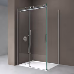 Sogood Cabine de Douche Paroi de Douche  avec Porte Coulissante 90x140x195cm Montage Réversible Verre Transparent 8mm Ravenna ...