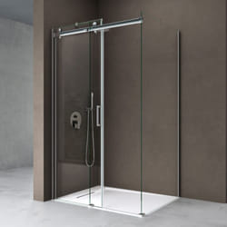 Sogood - doporro Cabine de douche 80x115 paroi de douche avec porte coulissante Ravenna17 80x115x195cm montage réversible verre esg transparent 8mm