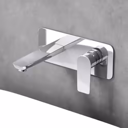 Robinet mitigeur encastré design Sogood Robinet à encastré chromé pour lavabo est vasque Design chromé minimaliste Matériau:  ...