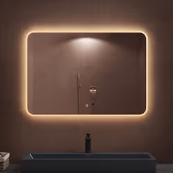 Description générale Le miroir LED Sogood allie design moderne et fonctionnalité pour améliorer votre espace. Avec des dimens ...