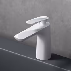 Robinet de vasque exclusif chromé SOGOOD WAM-7201 - Blanc - 165cm