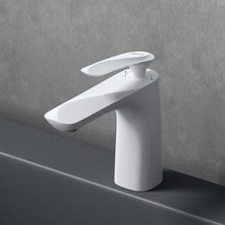 Robinet de vasque exclusif chromé SOGOOD WAM-7201 - Blanc - 165cm