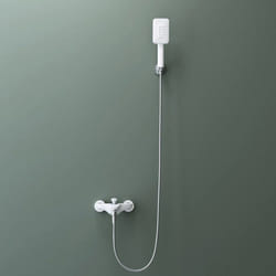 Sogood Colonne de Douche ou de Baignoire Blanc Robinet Mitigeur Mélangeur Robinetterie Design