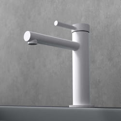 Robinet de lavabo et vasque mitigeur blanc mat Sogood robinet salle de bain 181cm WAO-7601