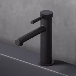 Robinet de salle de bains design noir mat Un mitiguer exceptionnel qui attire les regards Idéal pour un montage sur un lavabo ...