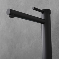 Robinet de lavabo et vasque mitigeur noir mat SOGOOD WAO-7601-H