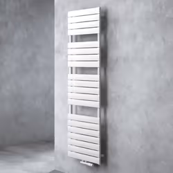 Sogood radiateur de salle de bain sèche-serviette 180x60cm radiateur à eau chaude vertical blanc sèche-serviettes