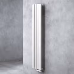 Sogood radiateur pour chauffage central 160x31cm radiateur à eau chaude panneau monocouche design vertical blanc
