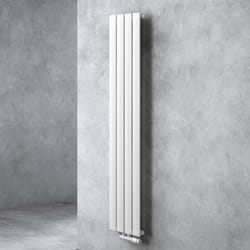 Sogood radiateur pour chauffage central 160x31cm radiateur à eau chaude panneau monocouche design vertical blanc