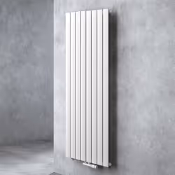 Sogood radiateur pour chauffage central 160x61cm radiateur à eau chaude panneau monocouche design vertical blanc