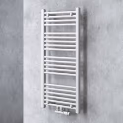 Radiateur de Salle de Bain SOGOOD - 100x50cm - Blanc - Vertical - Chauffage à Eau Chaude