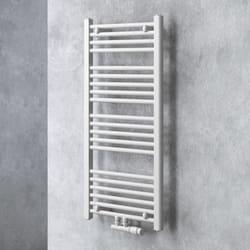 Radiateur de Salle de Bain SOGOOD - 100x50cm - Blanc - Vertical - Chauffage à Eau Chaude
