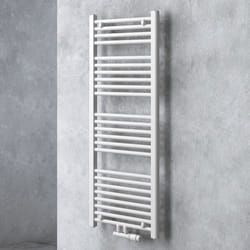 Radiateur de salle de bain SOGOOD - 120x50cm - Blanc - Vertical - Chauffage à eau chaude
